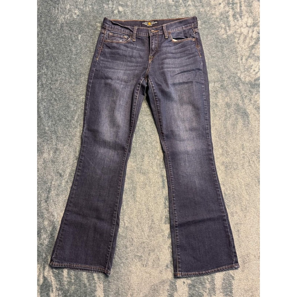 Lucky Brand Sofia Boot Jeans Womens 8 29 Regular Blue Dark Wash Bootcut 7WP1164